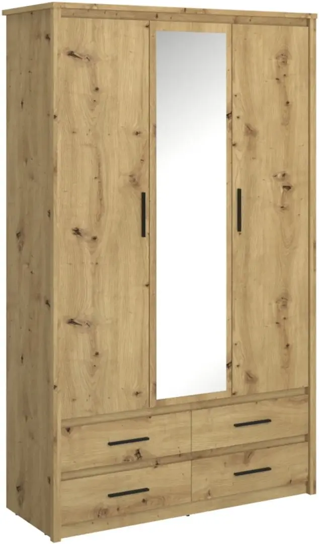 Dulap Tempo Kondela Airon 3D4S (Artisan Oak)