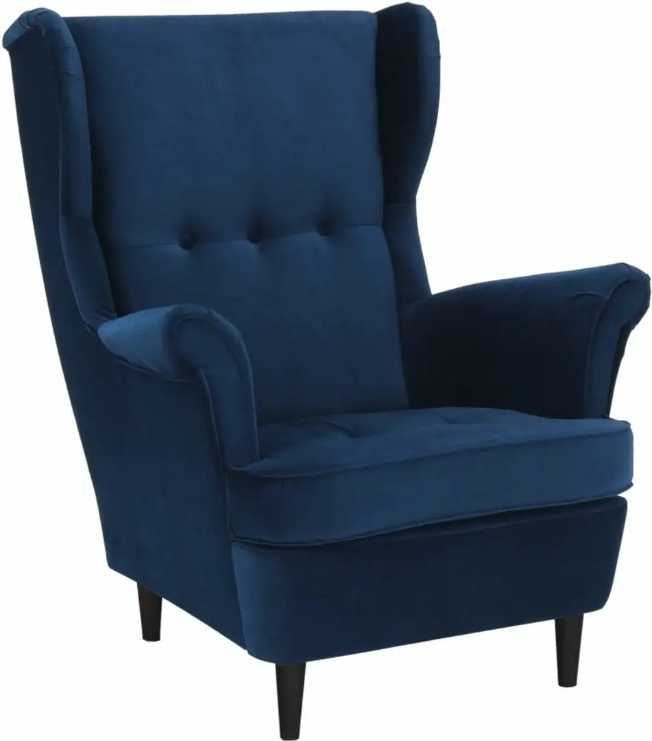 Fotoliu Tempo Kondela Rufino 3 New Kronos 09 (Blue/Walnut)