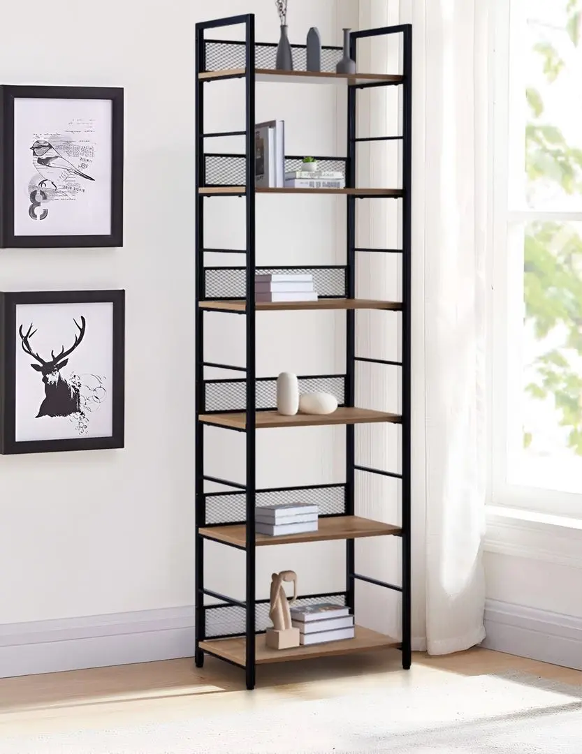 Etajera Tempo Kondela Keler Tip 3 (Black/Oak)