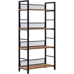 Etajera Tempo Kondela Keler Tip 1 (Black/Oak) Thumb