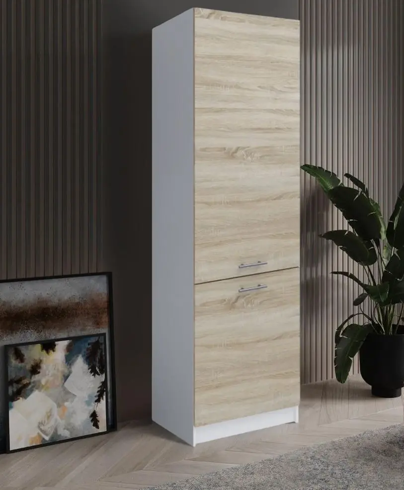 Шкаф Tempo Kondela Fabiana S (Sonoma Oak/White)