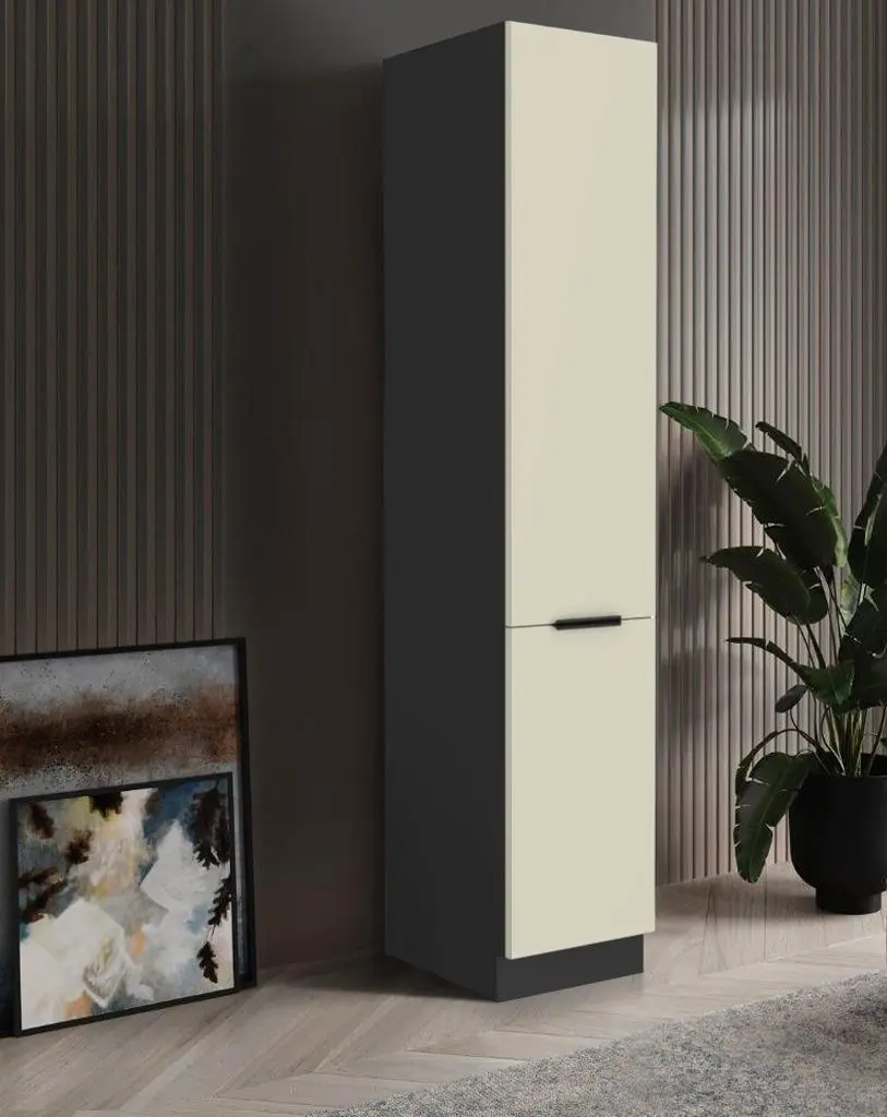 Пенал Tempo Kondela Araka 40 DK-210 2F (Cashmere/Black)