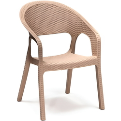 Scaun de gradina ModaLife Garden Rattan (Cappuccino) Thumb