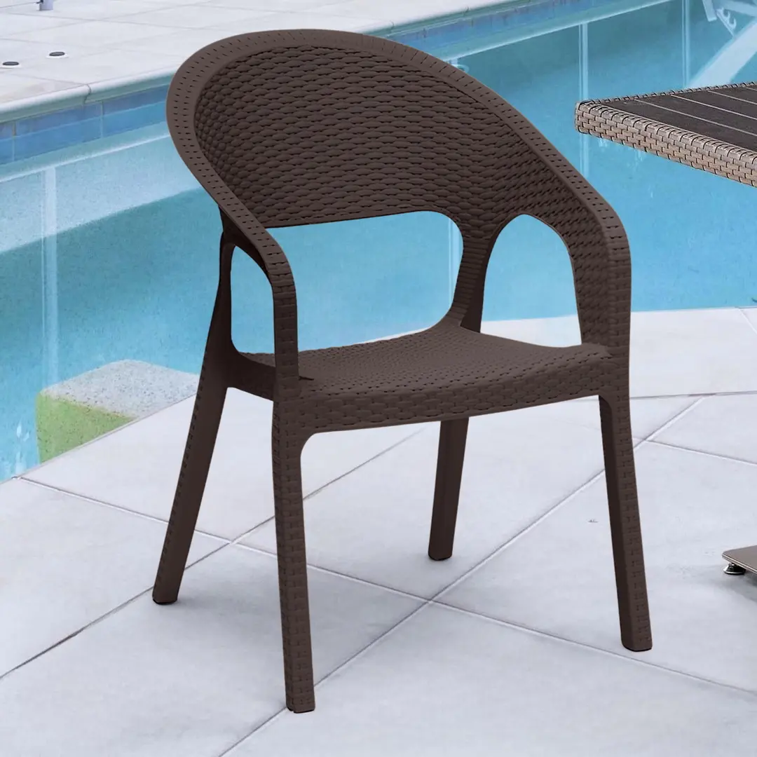 Scaun de gradina ModaLife Garden Rattan (Brown)