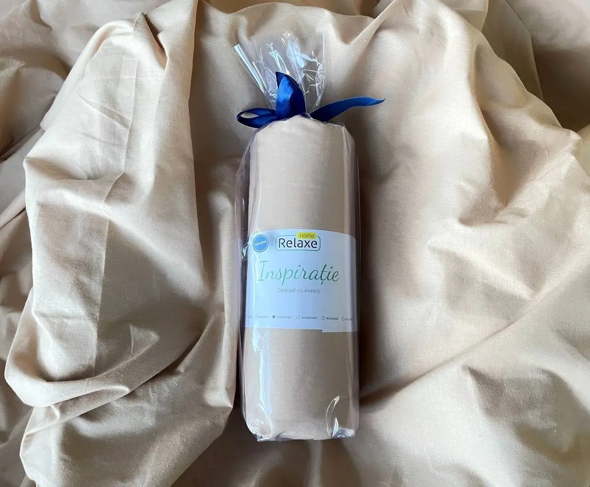 Простынь на резинке Relaxe Home Inspiratie 020665 200x200 (Almond)