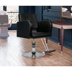 Fotoliu de coafor Hair System HS92 (Black/Silver)