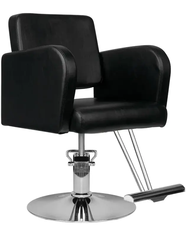 Fotoliu de coafor Hair System HS92 (Black/Silver)