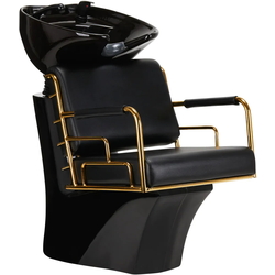 Scafa pentru frizerie Gabbiano Prato (Black/Gold) Thumb