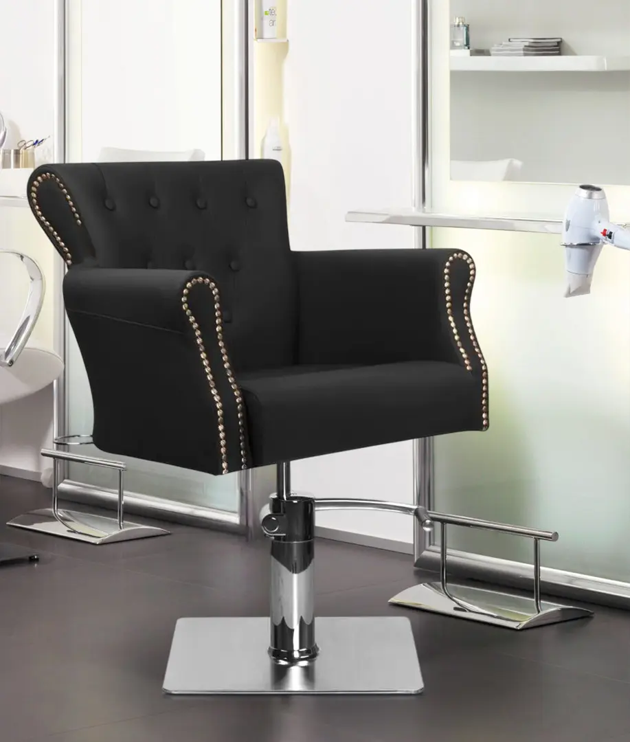 Fotoliu de coafor Hair System Ber 8541 125408 (Black/Silver)