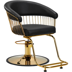 Fotoliu de coafor Hair System Lille 147955 (Black/Gold) Thumb
