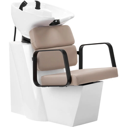 Scafa pentru frizerie Gabbiano Porto-BM (Beige/White) Thumb