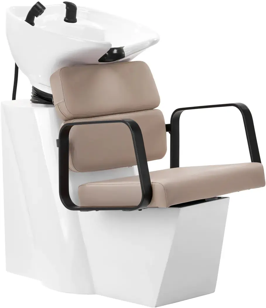 Scafa pentru frizerie Gabbiano Porto-BM (Beige/White)