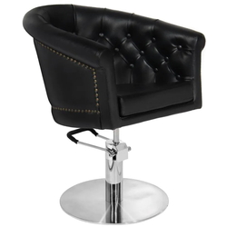 Fotoliu de coafor Gabbiano London (Black/Silver) Thumb