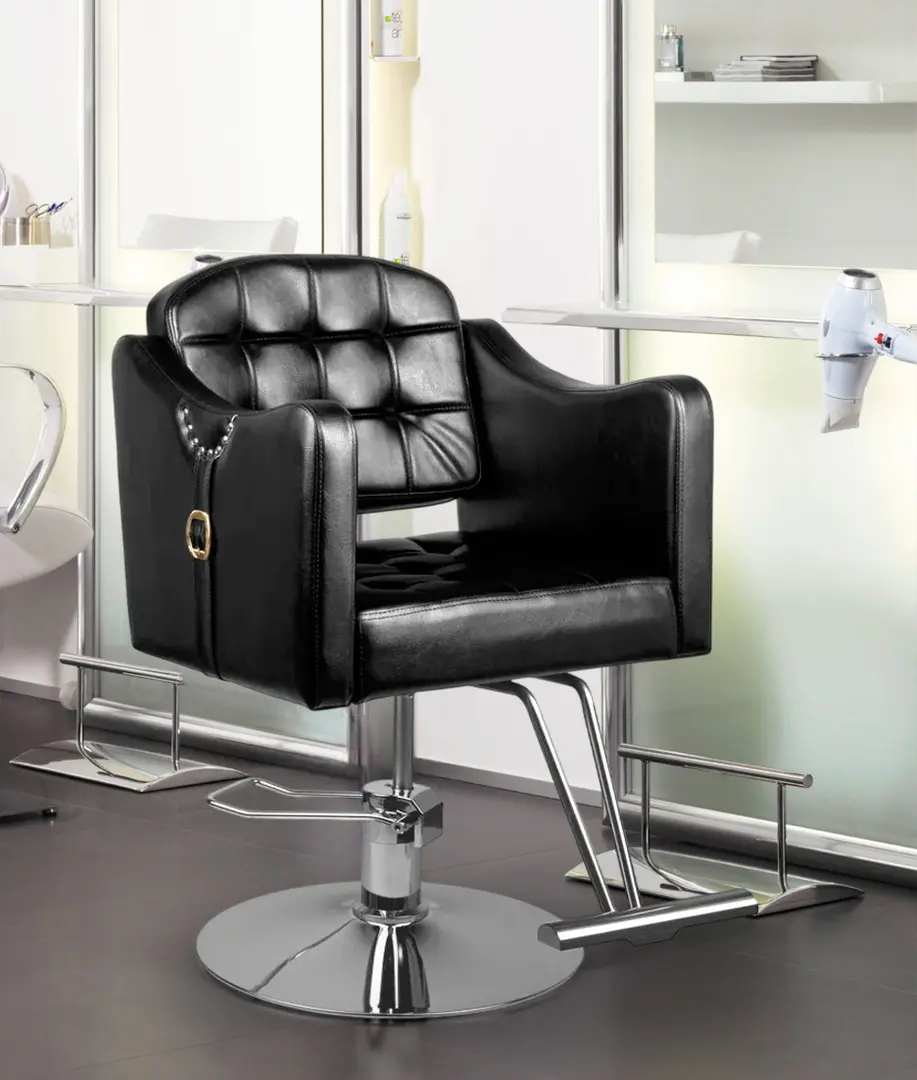 Fotoliu de coafor Hair System 0-90 (Black)