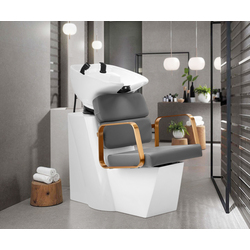 Scafa pentru frizerie Gabbiano Porto-GM (Grey/White/Gold)