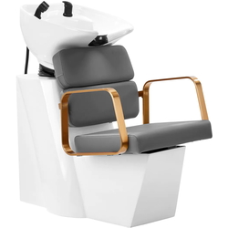 Scafa pentru frizerie Gabbiano Porto-GM (Grey/White/Gold) Thumb