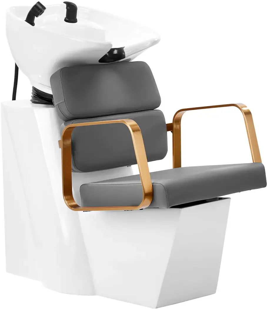 Scafa pentru frizerie Gabbiano Porto-GM (Grey/White/Gold)