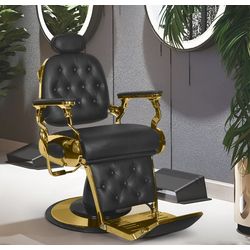 Кресло парикмахерское Gabbiano Francesco (Black/Gold)
