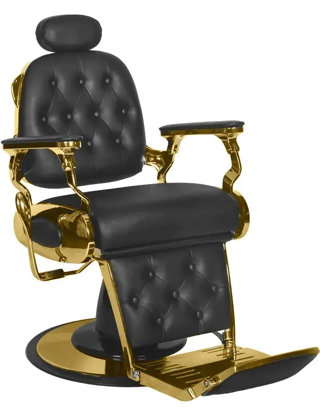 Кресло парикмахерское Gabbiano Francesco (Black/Gold)