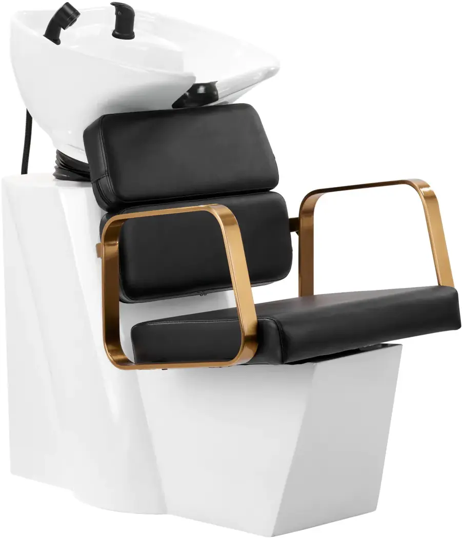 Scafa pentru frizerie Gabbiano Porto-GM (Black/White/Gold)