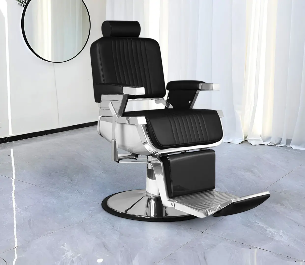 Fotoliu de coafor Hair System Royal X (Black)