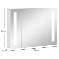 Dulap cu oglinda Kleankin 834-416WT (White) Thumb