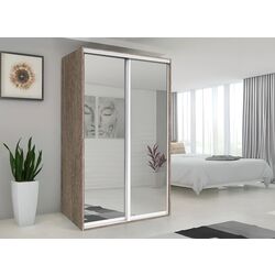 Dulap-cupe Modern Braun Top 2 120x210x60 2 oglinzi (Vintage Oak)