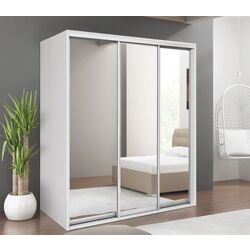 Шкаф-купе Modern Braun Top 3 179x210x60 3 зеркала (White)