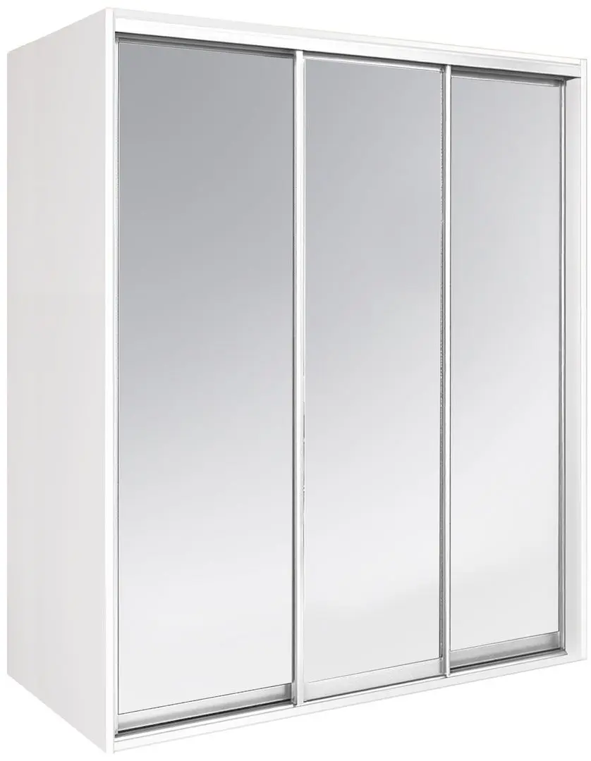 Шкаф-купе Modern Braun Top 3 179x210x60 3 зеркала (White)