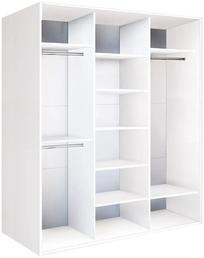 Шкаф-купе Modern Braun Top 3 179x210x60 3 зеркала (White)
