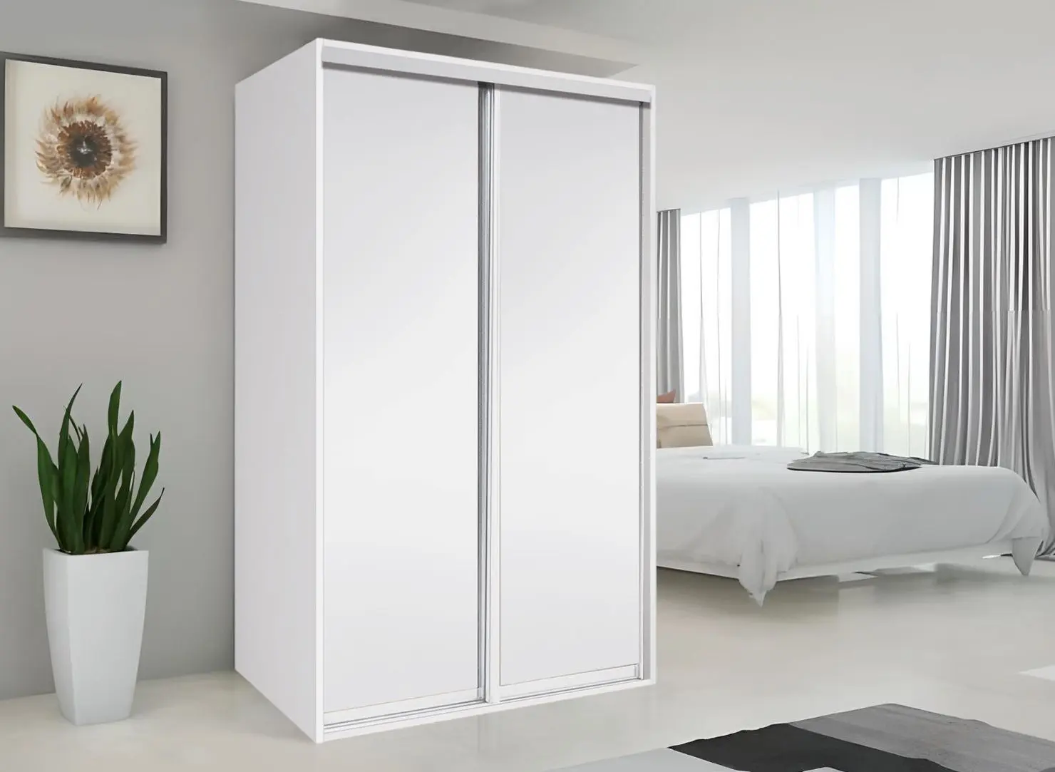 Dulap-cupe Modern Braun Top 2 120x210x60 2 PAL (White)