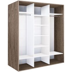 Dulap-cupe Modern Braun Top 3 179x210x60 1 oglinda/2 PAL (Vintage Oak) Thumb