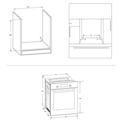 Cuptor electric incorporabil Samus SC457GTBV (Black) Thumb