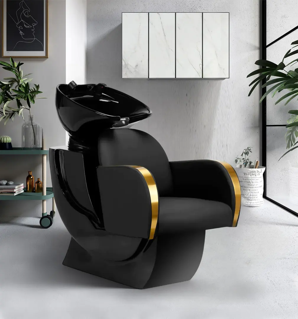 Scafa pentru frizerie Gabbiano Malaga (Black/Gold)