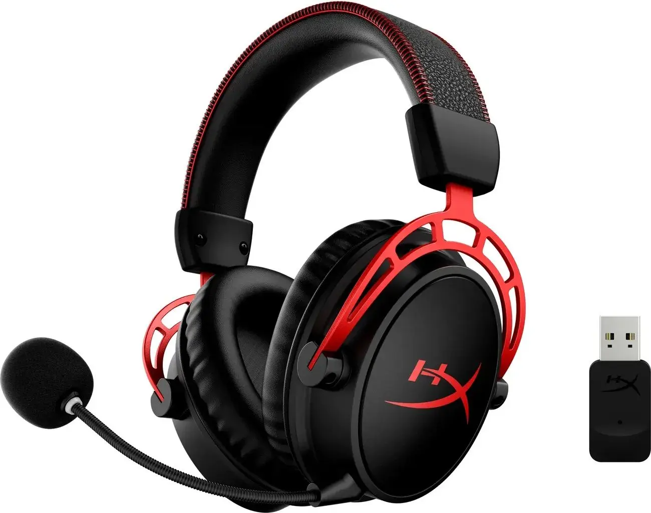 Casti fara fir HyperX Cloud Alpha Wireless (Black/Red)