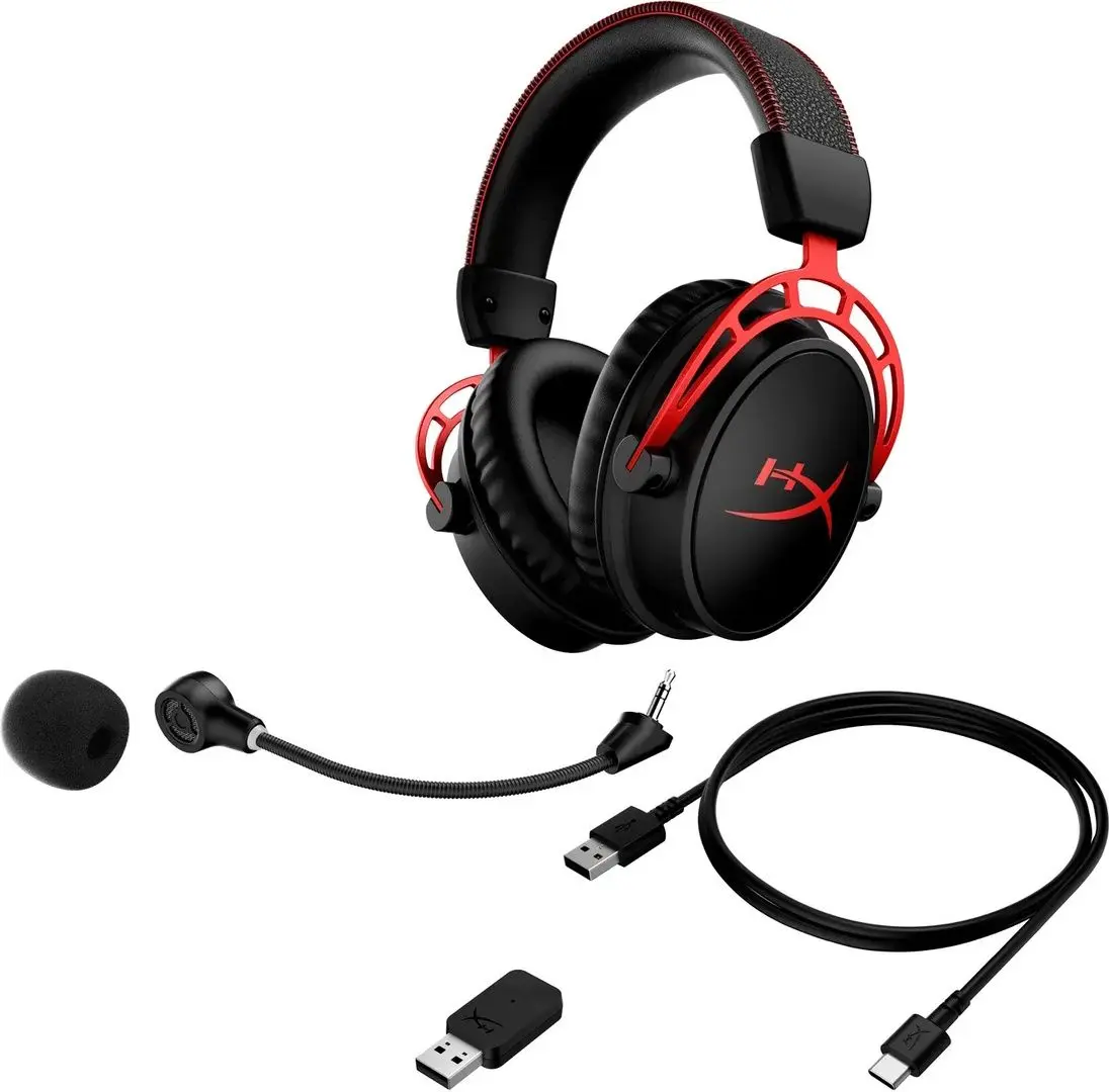 Casti fara fir HyperX Cloud Alpha Wireless (Black/Red)