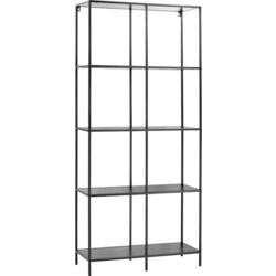 Etajera H&S 78x30x170cm (Black) Thumb