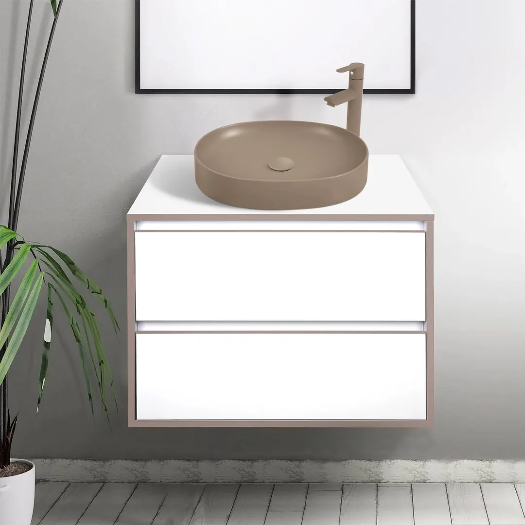 Set dulap cu lavoar Montebella 57.06 Terra + Naomi 550x425 (Jaguar)