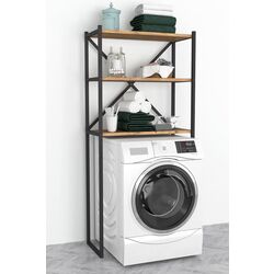 Etajera Bofigo 66x34x160 (Pine/Black)