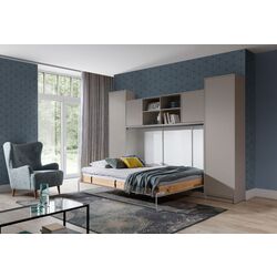 Set mobilier New Elegance Basic BS-P-H-120 + BS-SZ-S + BS-SZ-P + BS-N Horizontal 120x200 (Congo)