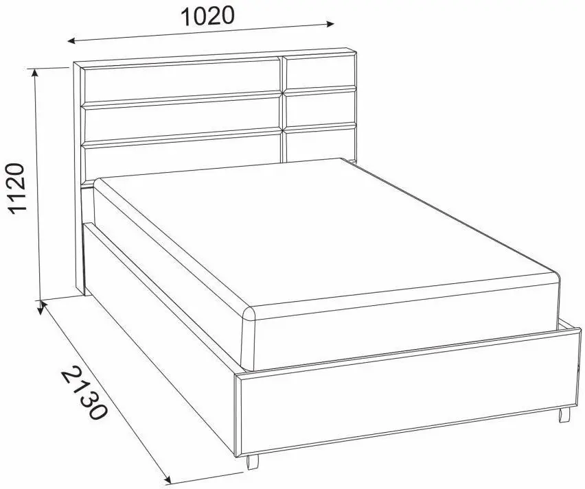 Кровать Ambianta Amigo 0.9