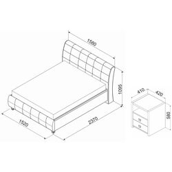 Pat + Noptiere Ambianta Samba 1.4 (Bej) Thumb