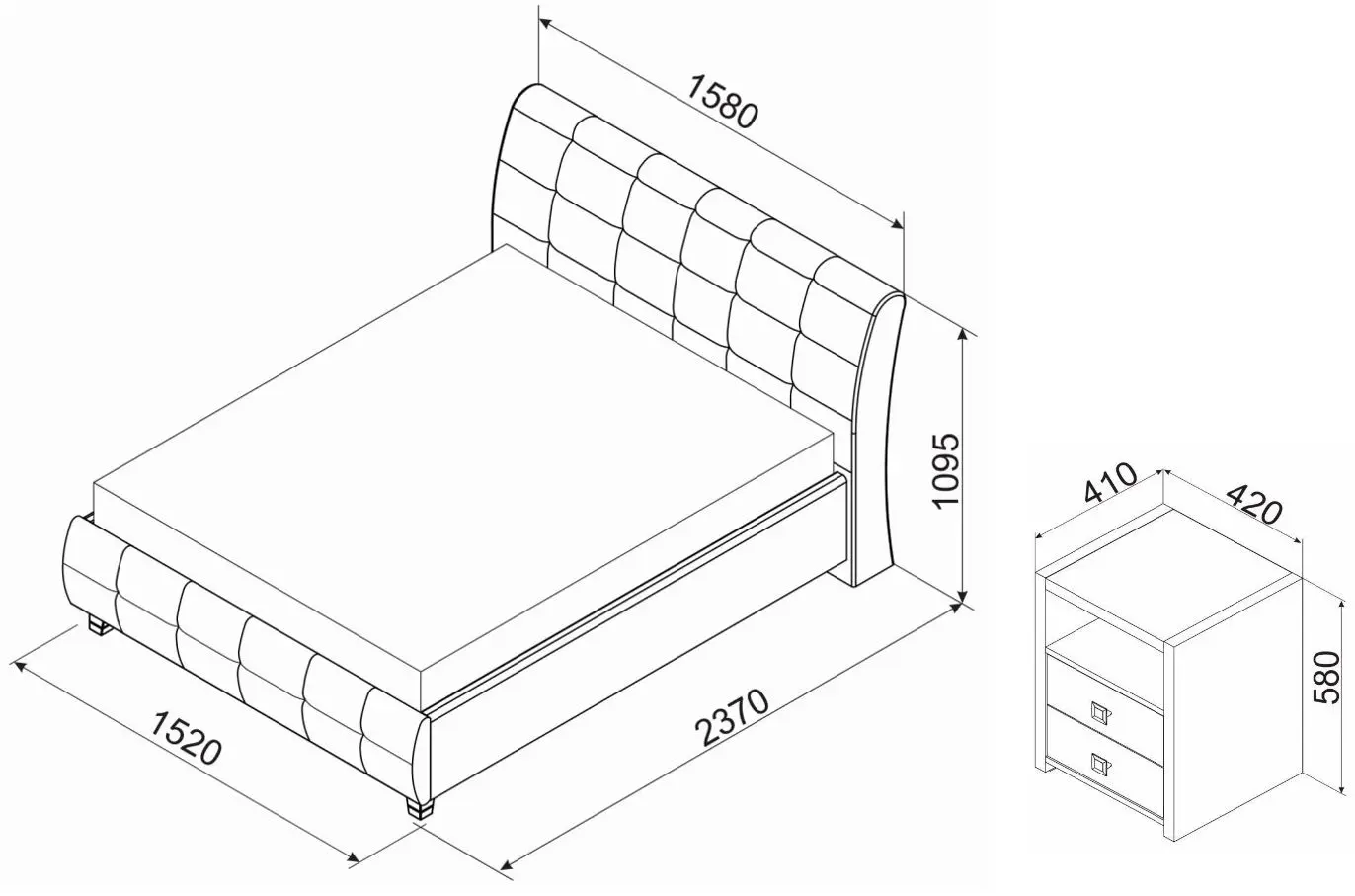 Pat + Noptiere Ambianta Samba 1.4 (Bej)