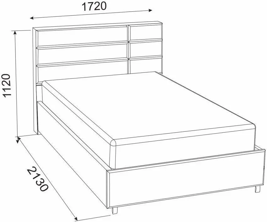Кровать Ambianta Amigo 1.6