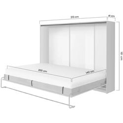 Pat-transformer rabatabil New Elegance Basic BS-P-H-140 Horizontal 140x200 (Sonoma Oak Light) Thumb