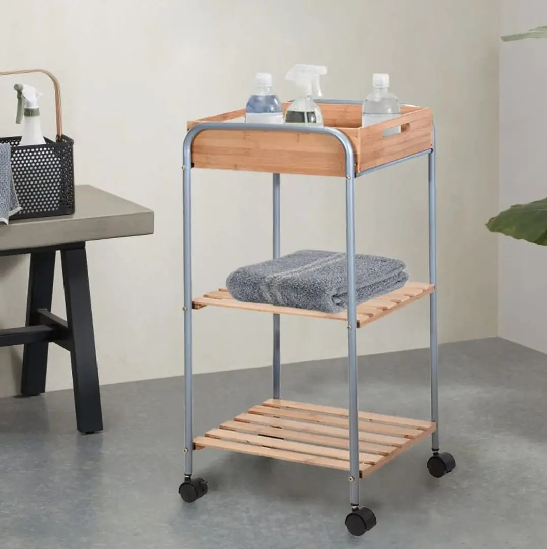 Carucior de servire Storage Solutions 42804 81х40х30cm (Bamboo) - 4