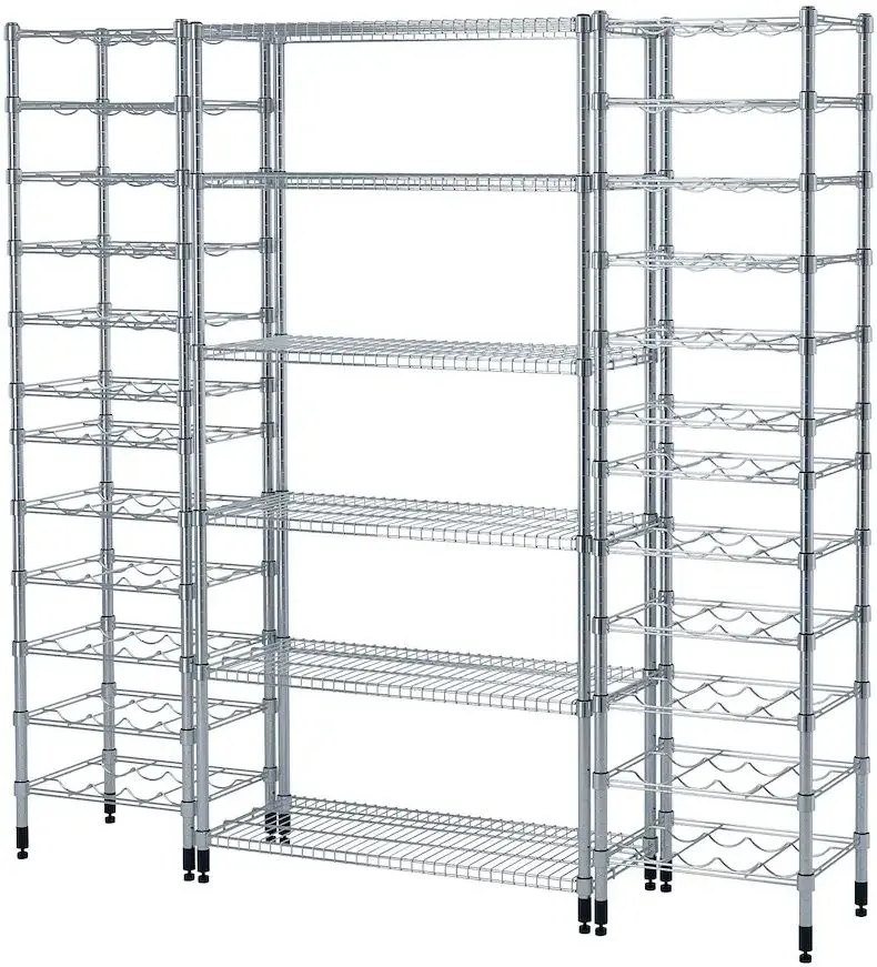 Etajera Ikea Omar 3 sectiuni/polite 187x36x181 (Inox)