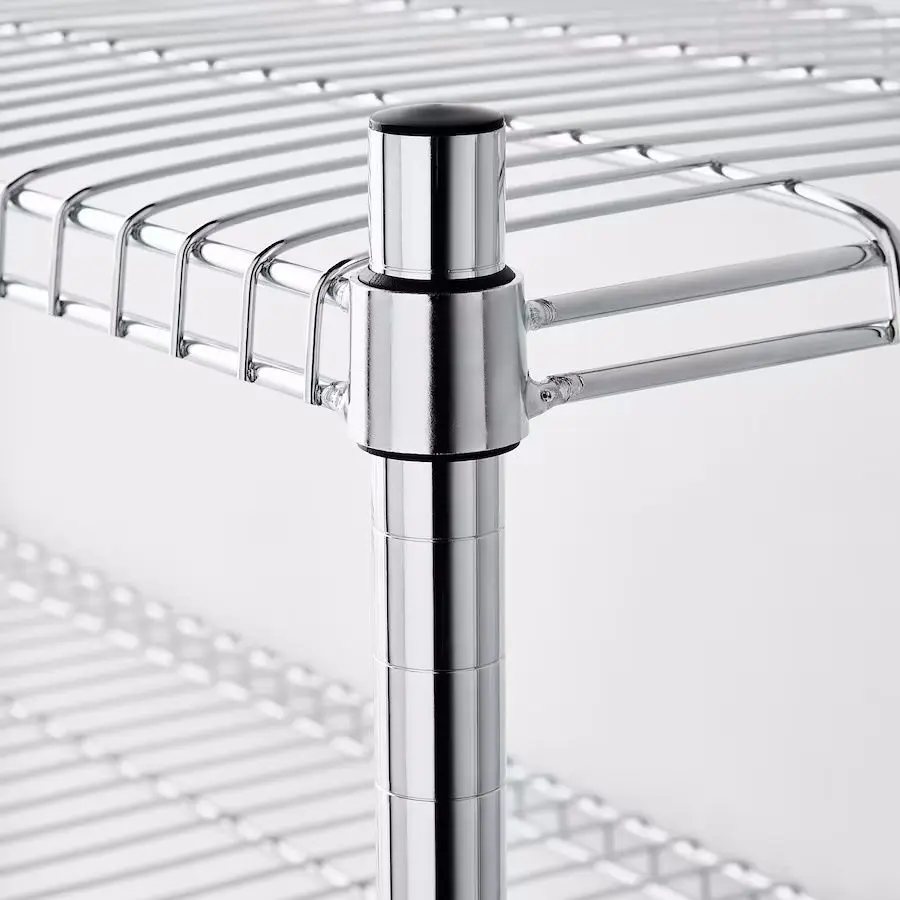 Etajera Ikea Omar 3 sectiuni/polite 187x36x181 (Inox)