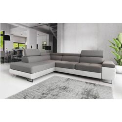 Canapea de colt Space Meble Anton L Left Kornet 02/D511 (Gray/White)