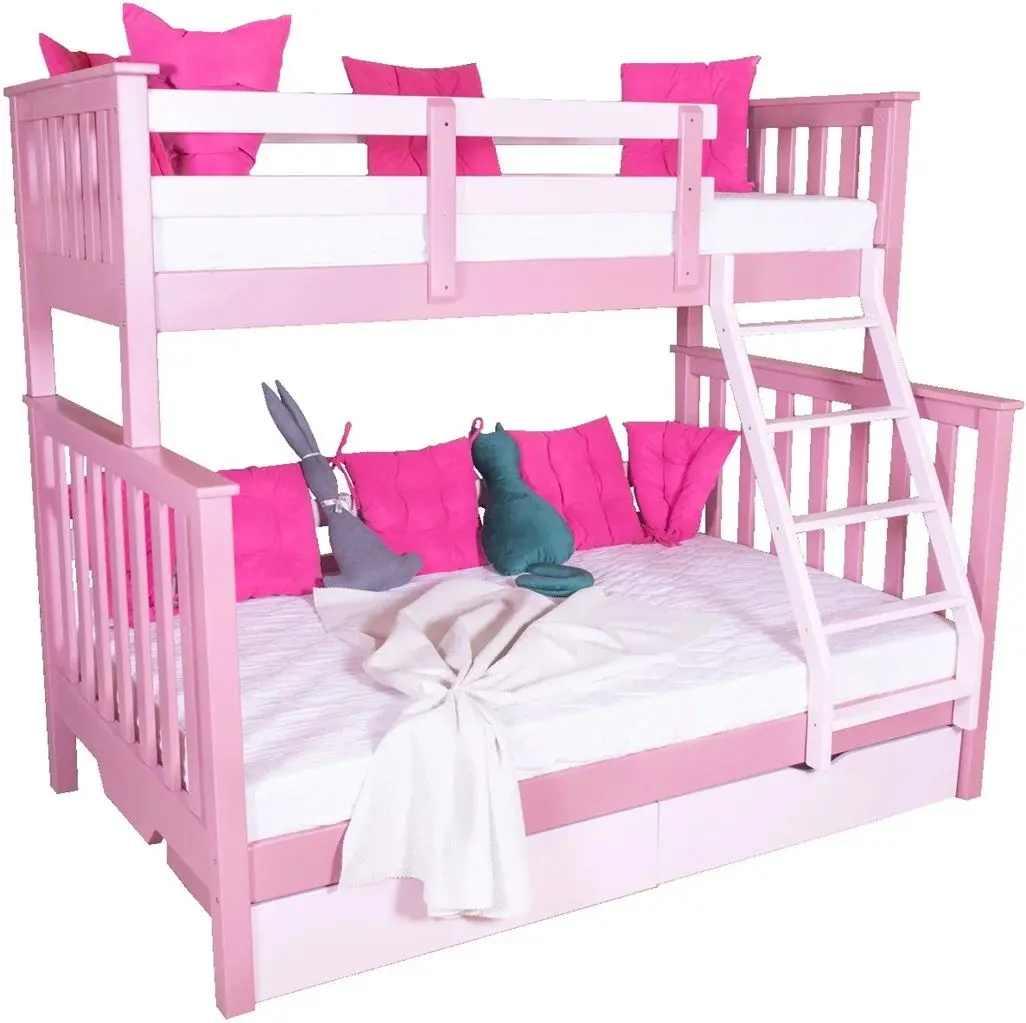 Двухъярусная кровать МКС Скандинавия 140/90x190 (Набор) - 4